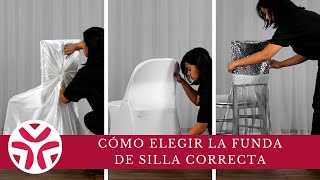 Cómo Elegir la Funda de Silla Correcta [upl. by Akehsal701]