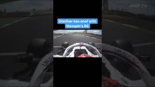 When Guenther Steiner Screams at Mazepin 🎥 shorts [upl. by Amadus]