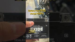 Free Battery Replacement solar trending viral oem devpowersolutions splendor hero modified [upl. by Nosnehpets106]