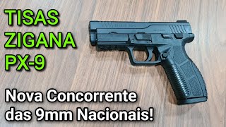 Nova Concorrente das 9mm Nacionais Tisas Zigana PX 9  Teste e Opinião [upl. by Eitnom]