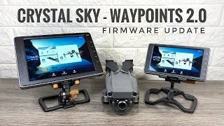 DJI CrystalSky WayPoints 20 Firmware Update [upl. by Ilatfan]