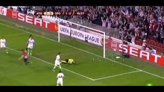 UEFA 20120426 Athletic de Bilbao  Sporting de Lisboa 31 Highlights amp Goals [upl. by Orly]