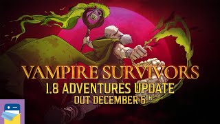 Vampire Survivors 18 Adventures Update  Unlock Rose De Infernas amp iOS Gameplay Walkthrough [upl. by Essiralc717]