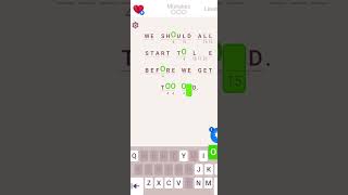 Cryptogram Letters and Numbers Quotes Lvls 15 Playthrough phonegame takeabreak mindbreaker [upl. by Gaultiero420]