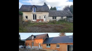 Réalisation dun enduit de façade rouge orangé en timelapse  Impressionnant [upl. by Nivar]