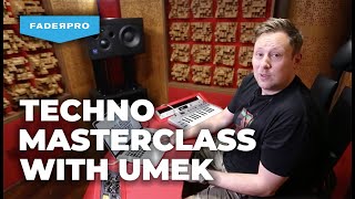 Techno Masterclass in Logic Pro X w UMEK  Toolroom Acadamy amp FaderPro [upl. by Etiragram]