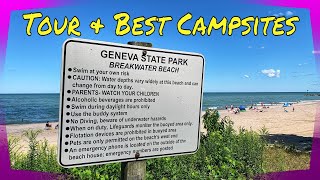 Geneva State Park  Tour and Best Campsites [upl. by Ahsima870]