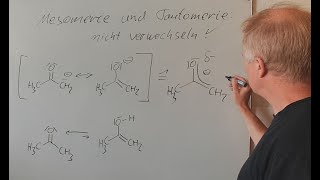 Chemie ganz simpel 9 Mesomerie und Tautomerie nicht verwechseln [upl. by Lancey]