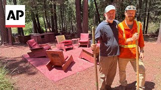 California man saves home from wildfires after losing insurance coverage [upl. by Ram]