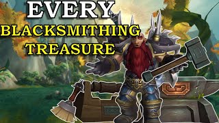 Every Blacksmithing Profession Treasure in The War Within Zones [upl. by Leese]