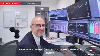 FTSE MIB CONSOLIDA IL RIALZO CON CAMPARI E TERNA  BRAMBILLA INTV PELLEGRINO  11724 [upl. by Herzen480]