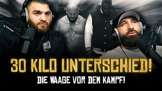 30 KILO UNTERSCHIED 😵 MANUELLSEN vs BÖZEMANN auf der WAAGE 🥊  SINANG STREAM HIGHLIGHTS [upl. by Araet630]