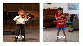 Lucass Violin Recitals 2015 to 2020 [upl. by Tedda671]