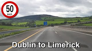 Dash Cam Ireland  Dublin to Limerick in Under 15 Minutes [upl. by Malloy]