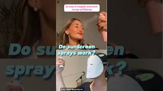 Do spray sunscreens work The science skincare sunscreen spf [upl. by Ecidnak469]