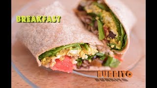 What You Eating Black Girl  BREAKFAST BURRITO VEGAN [upl. by Barbey]