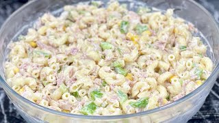 SALADE DE PÂTES ULTRA CRÉMEUSE ET RAFRAÎCHISSANTE 🥗 Deli Cuisine [upl. by Wisnicki244]