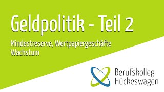 Geldpolitik Teil 2  geldpolitische Instrumente der EZB einfach erklärt Mindestreservepolitik VWL [upl. by Liesa]