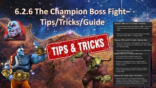 A Guide to The Champion Boss Fight  626 Counters and Ways to play [upl. by Carboni]