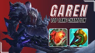 WILD RIFT  GAREN TOP LANE GAMEPLAY S13  BUILD amp RUNES [upl. by Airehc]