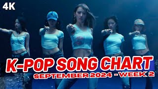 KPOP SONG CHART  SEPTEMBER 2024 WEEK 2 [upl. by Hgielra810]