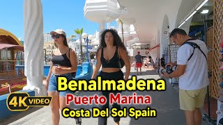 Benalmadena Puerto Marina A Stunning Coastal Escape The Costa del Sol Spain in 4K  Travelarc [upl. by Sheeb769]