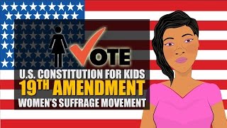 US Constitution 19th Amendment 19th AmendmentWomens Suffrage Movement Crash Course [upl. by Novad527]