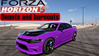 Forza Horizon 5 Hellcat SRT DonutsBurnouts Logitech Gameplay [upl. by Ulphi838]