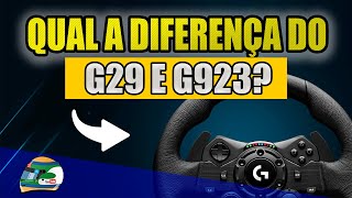 Qual a diferença do G29 para o G923  Logitech G29 vs G923 [upl. by Emmi716]