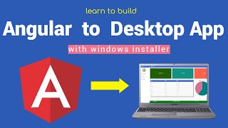 Angular App to Desktop App  convert angular app to electron desktop with installer [upl. by Onstad]