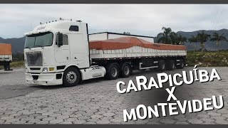 CARAPICUÍBA X MONTEVIDEU consertos pendentes ok✓caminhão international mercosul [upl. by Polard292]