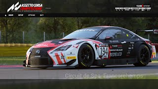 Assetto Corsa Competizione SPA amp HUNGARORING RACE SETUPS  2021 Lexus RCF GT3  W SETUPS amp LINKS [upl. by Solohcin61]