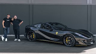 Nico Leonard visit Ferrari 812 GTS exhaust p  The Supercar Diaries [upl. by Imeka]