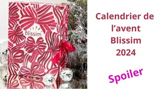 Spoiler calendrier de lavent Blissim 2024 [upl. by Ahsienek505]