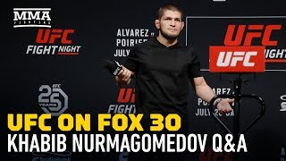 Khabib Nurmagomedov Says UFC Gave Him Security in Case Conor McGregor Shows Up in Calgary [upl. by Jemine]