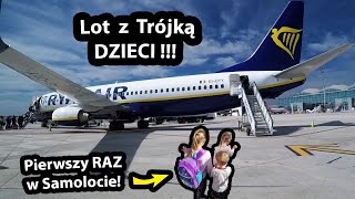 Lot Samolotem z Trójką Dzieci   Relacja Kasi z powrotu do Polski Vlog 417 [upl. by Conley]