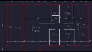 Apprendre Autocad en 1 heure I Tutoriel réalisation 2D [upl. by Llorre]