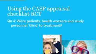 Critical Appraisal with CASP Part 3 [upl. by Zigmund]