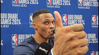 Russell Westbrook interview Abu Dhabi 2024 [upl. by Bucher]