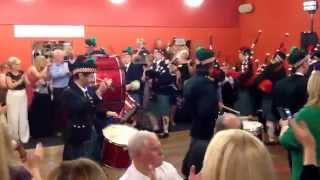 St Francis Pipe Band Gorbals at the Gorbals Reunion Glencairn Rutherglen  8th August 2014 [upl. by Suidualc]