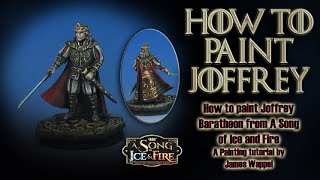 How to paint Joffrey Baratheon [upl. by Madison]