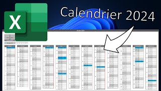 Calendrier 2024 [upl. by Lordan]