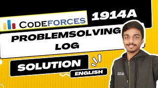 Problemsolving Log  Codeforces 1914A Solution  Codeforces Round 916 Div 3  English [upl. by Nannie]