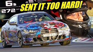 OOPS I Broke 700hp BMW M4 on the Nürburgring [upl. by Elie]