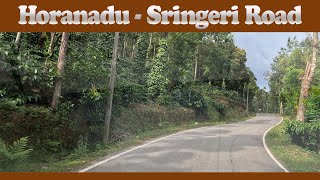 Karnataka Village Roads  Horanadu to Sringeri [upl. by Dong]