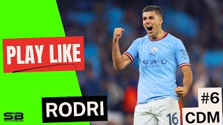 Rodri Skills  How To Play Defensive Midfield 6CDM [upl. by Pearl345]