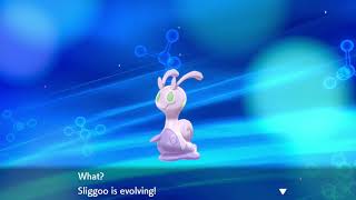 pokemon shield how to evolve sliggoo into goodra [upl. by Eutnoj820]