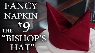 Fancy Napkin 9  The quotBishops Hatquot [upl. by Neltiak]