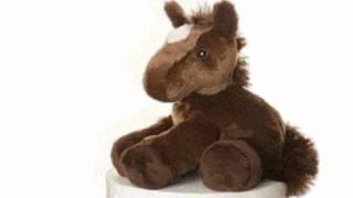 Aurora Plush Chestnut Brown Mini Flopsie Horse 8 [upl. by Farlee]