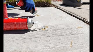 Concrete leveling  Foam Jacking driveway  walkway [upl. by Hauhsoj165]